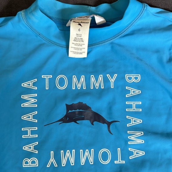 Tommy Bahama lot (2 trunks 1 shirt) All Youth size 6 - Picture 2 of 4
